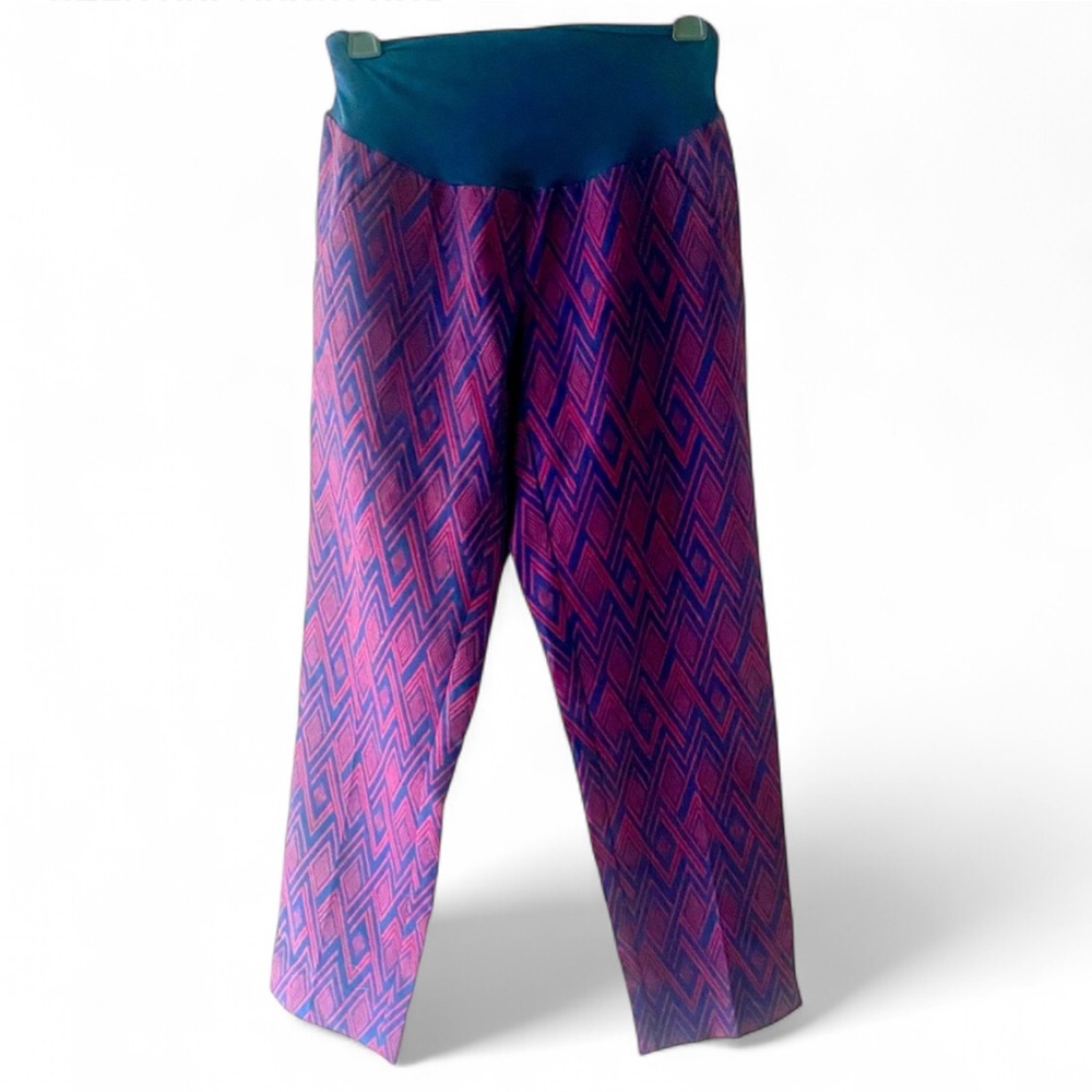 NWT A PEA IN THE POD MATERNITY AZTEC ANKLE PANTS SIZE SMALL